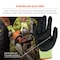 Ergodyne Nitrile-Coated CR Gloves, Lime, S 72 PK 17832 - alternate 5